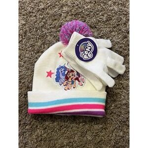 My Little Pony Girls Winter Beanie Knit Hat and Gloves Set One Size‎ New w/ Tags